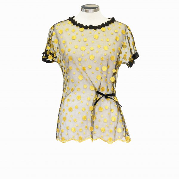 CAMISETA TOPOS AMARILLA